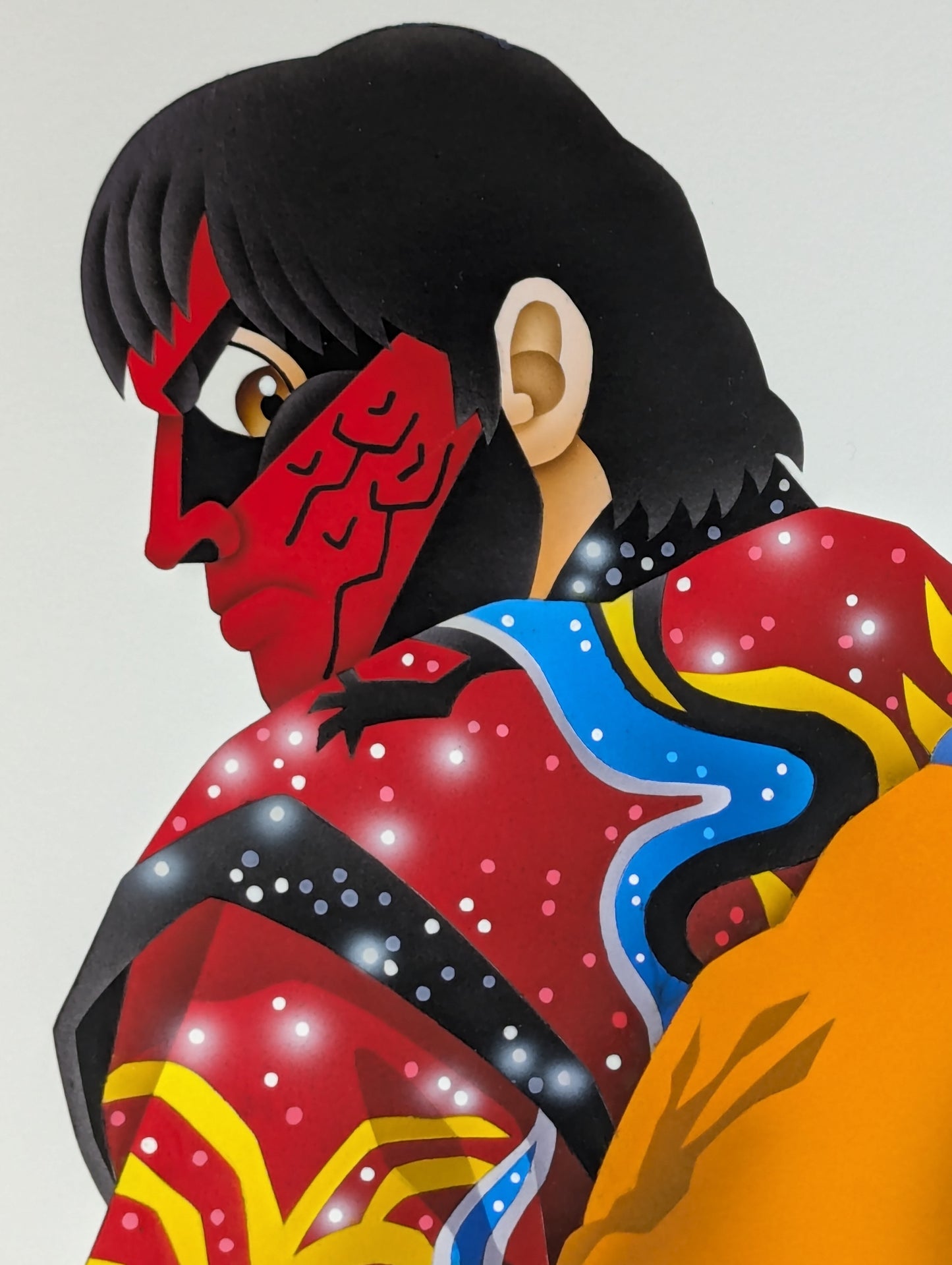 ★坂井永年氏 原画作品★ アントニオ猪木&グレート・ムタ