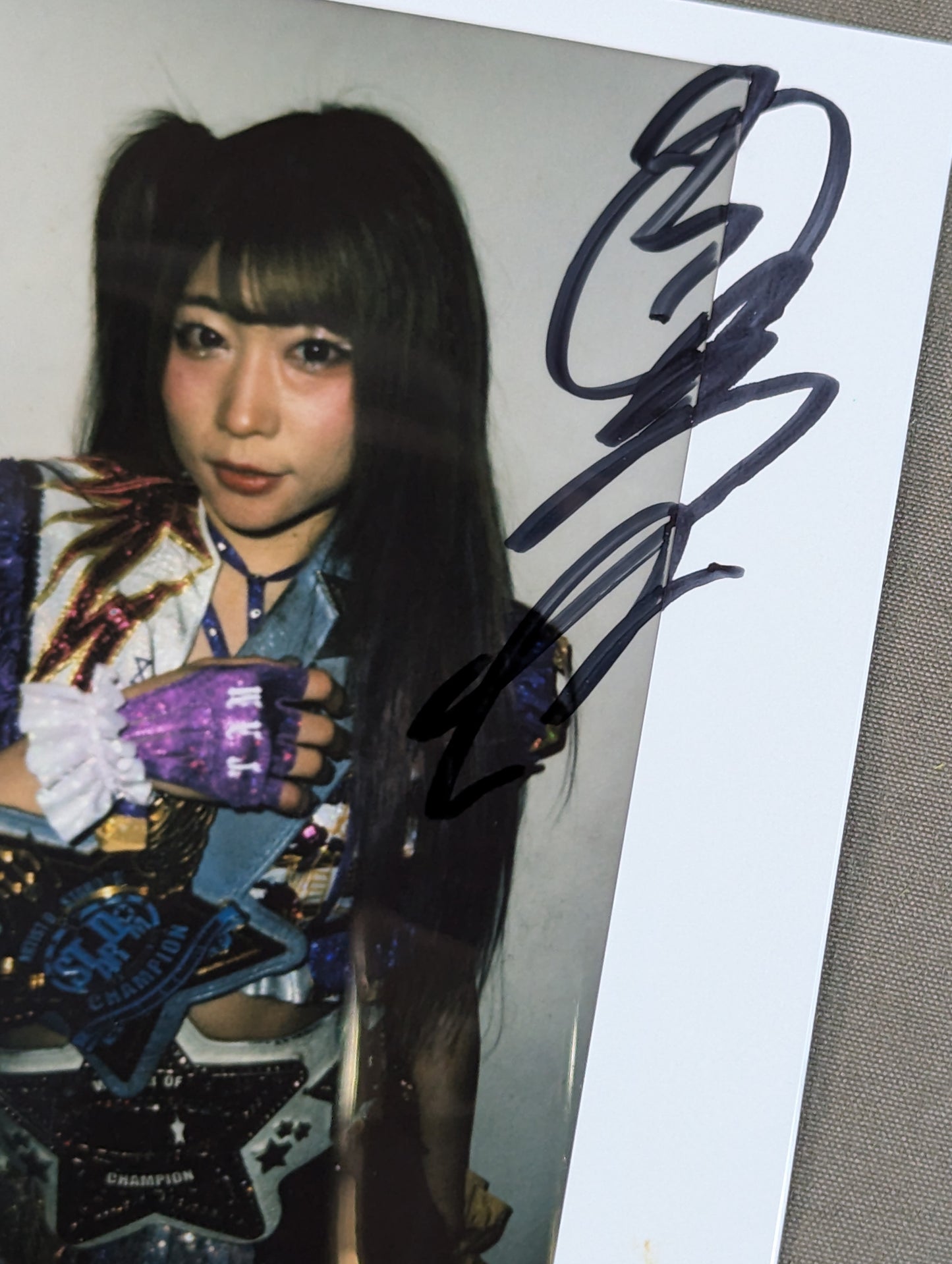 中野たむ 直筆サイン入り チェキ(O-8)