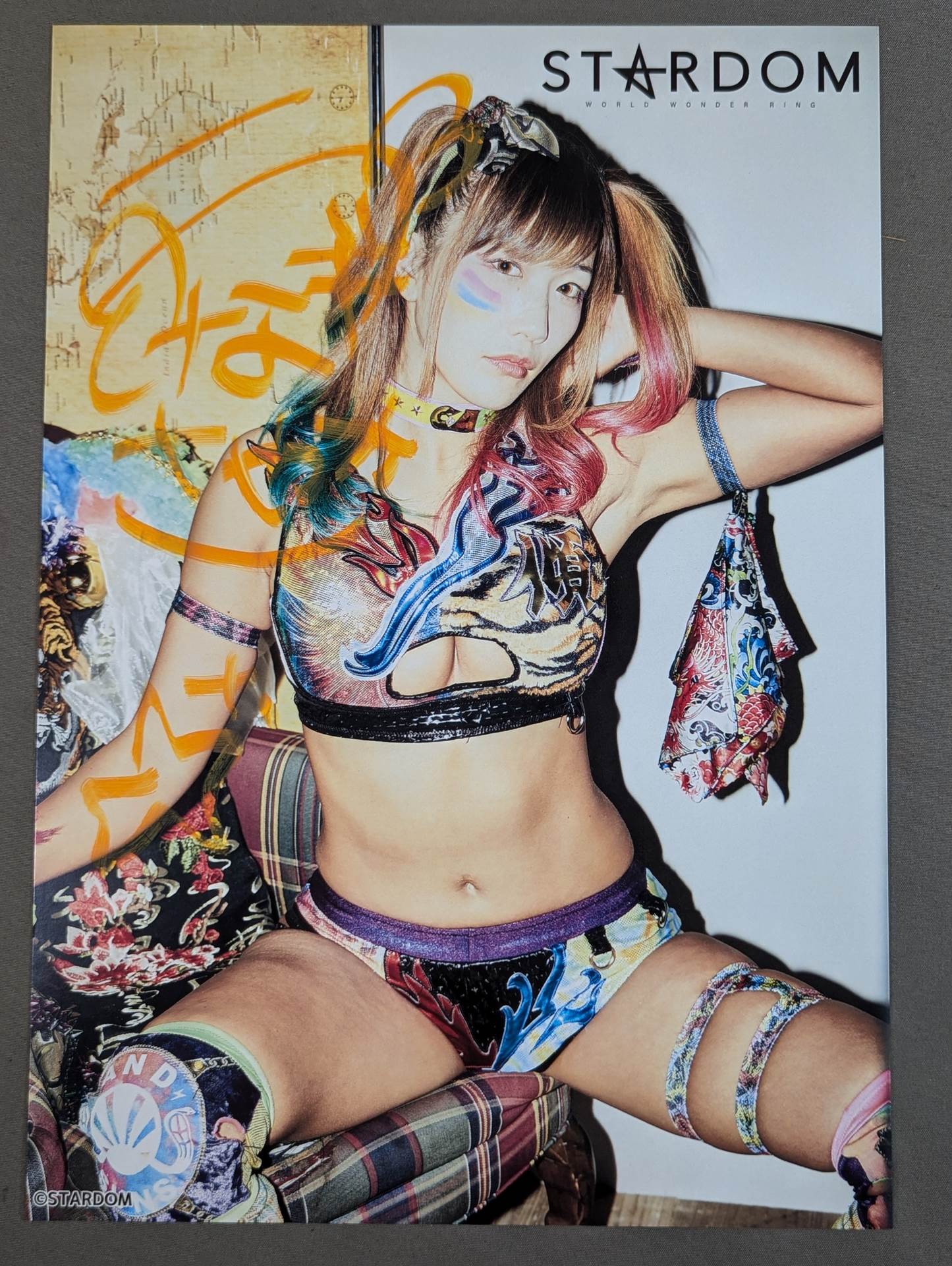 UNAGI SAYAKA hand signed autograph Starda Pro-Photo (L-7)