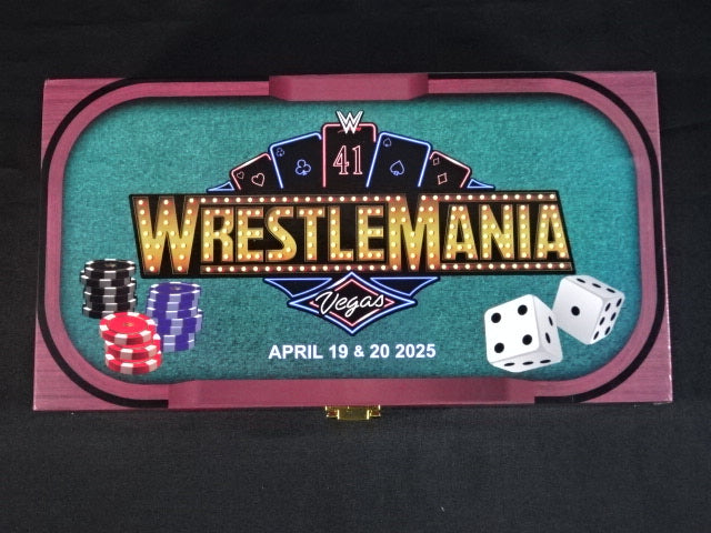 WrestleMania 41 Belt Side Plate Set of 2