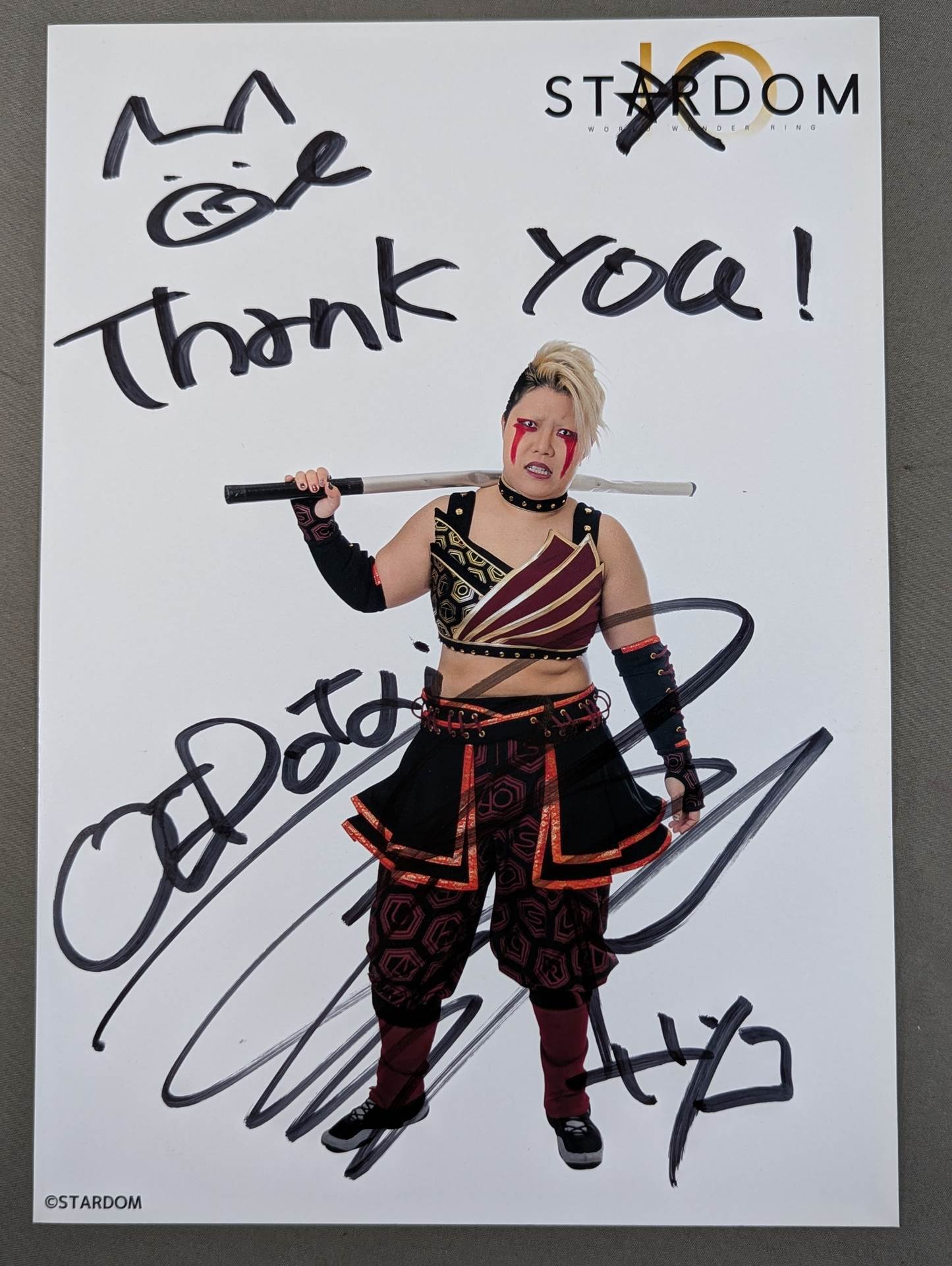 Natsuko Tora hand signed autograph Starda Pro-Photo (A-9)