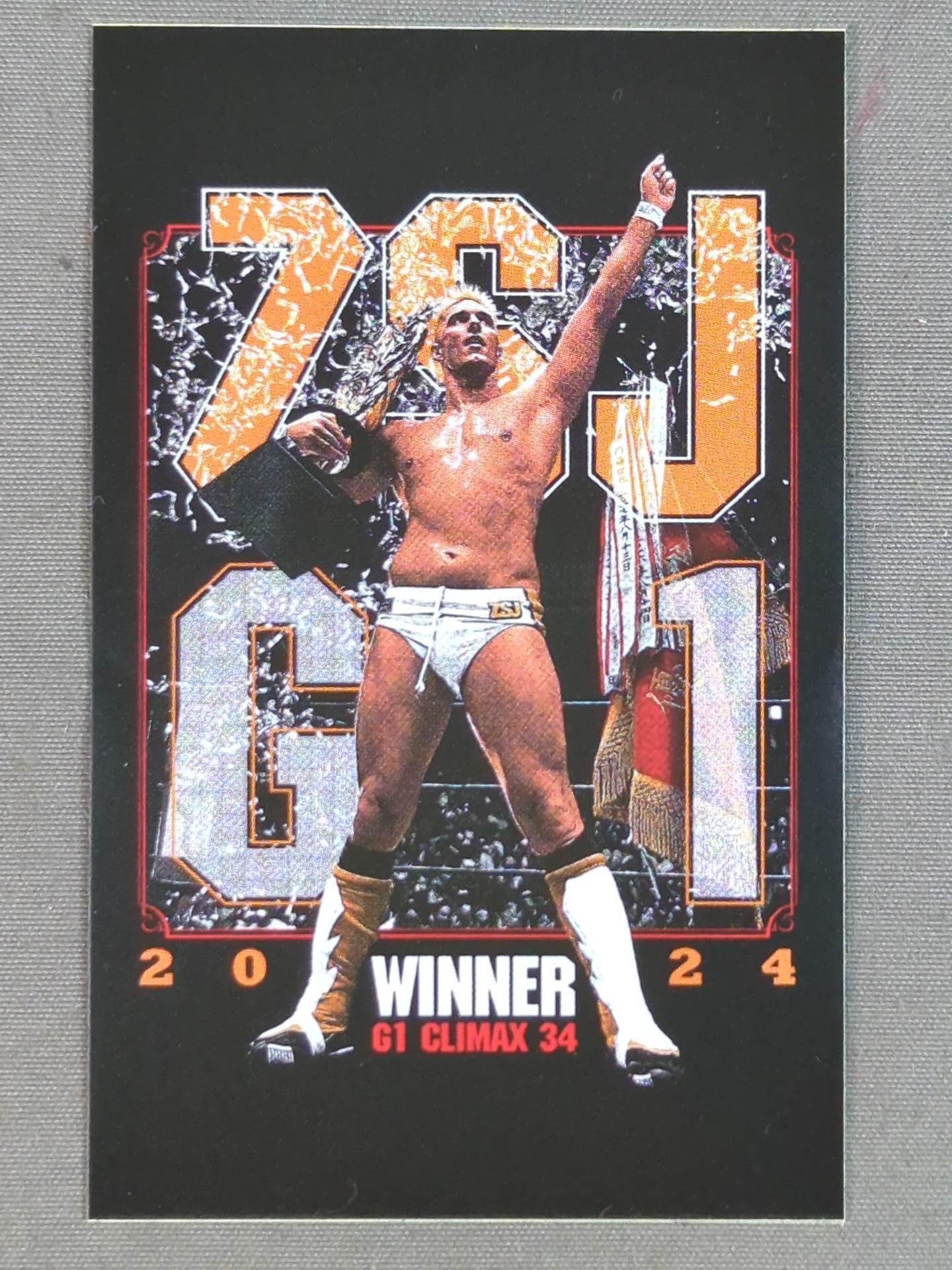 ★ザック・セイバーJr. G1 CLIMAX 34 優勝記念★ ステッカーセット