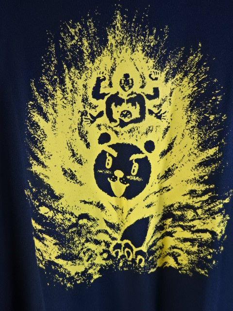 【hand signed autograph】 Masakatsu Funaki Dry T-Shirts(1) (Navy)