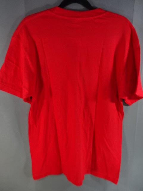 【hand signed autograph】 Kuroshio "handsome" Jiro FINISH! T-Shirt (1) (Red)