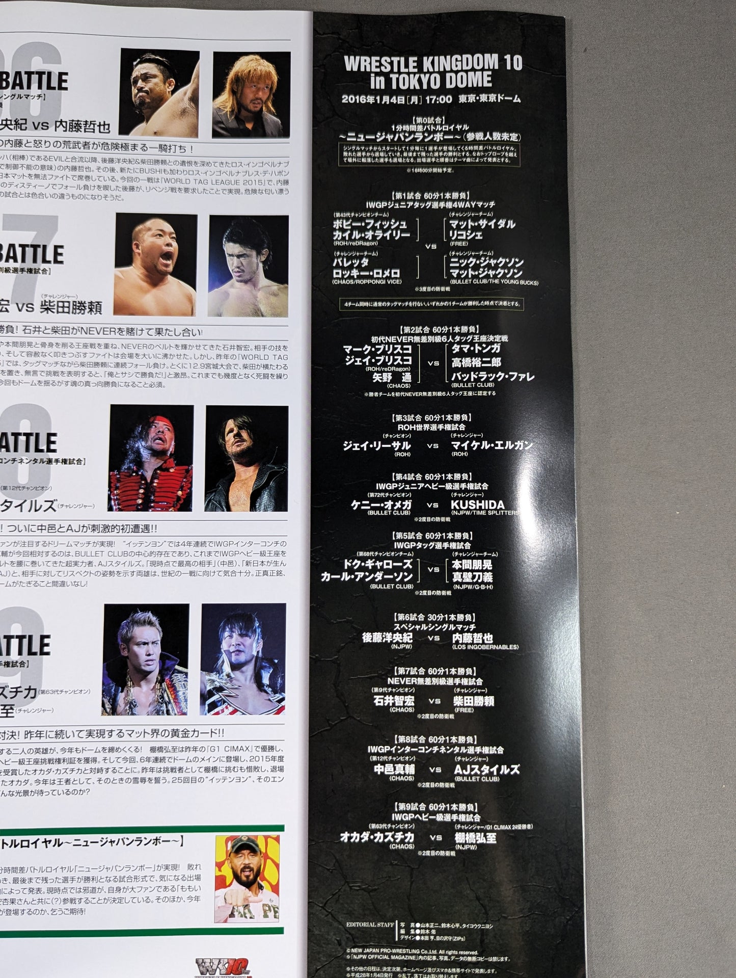 WRESTLE KINGDOM 10