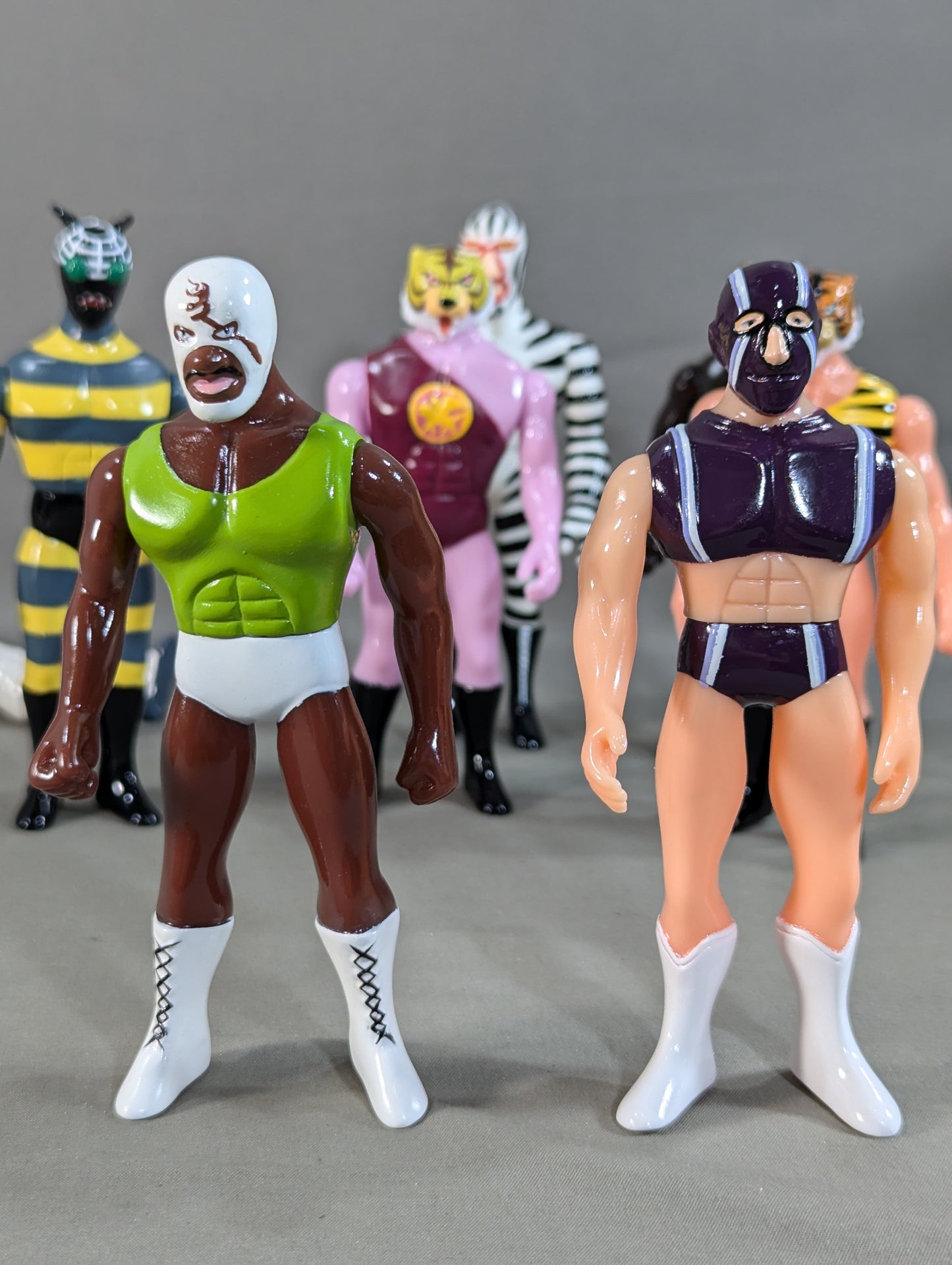 ★ Fully complete!! ★ Phantom Wrestler Edition Tiger Mask Figure Set
