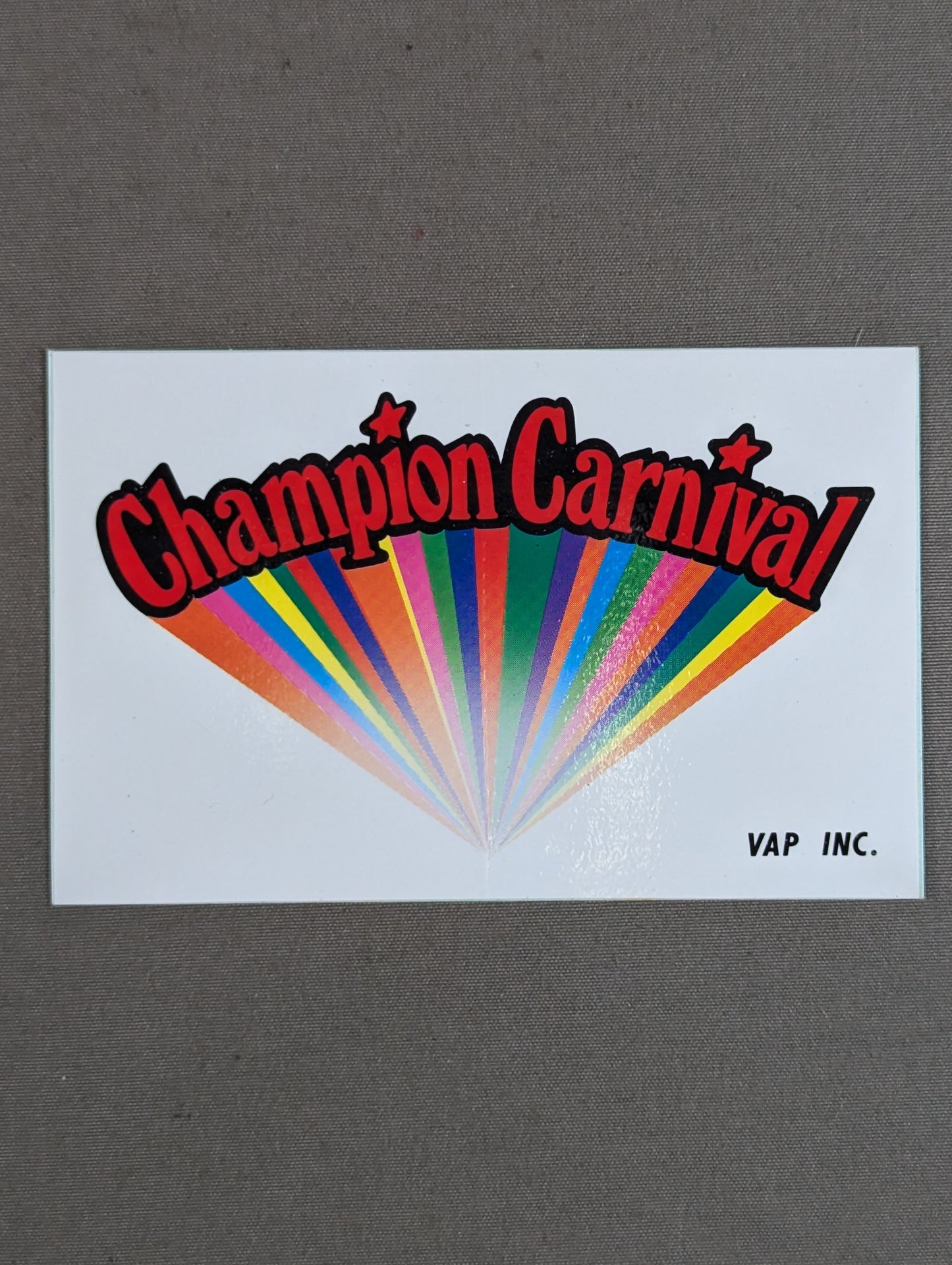 ★ Champion Carnival with ★ sticker