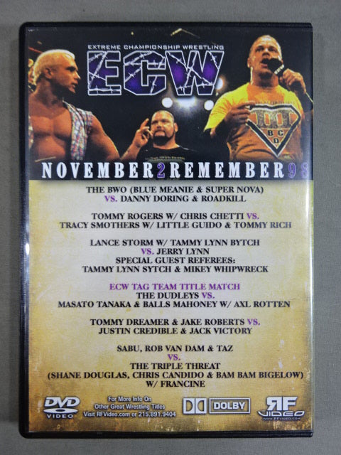 ECW NOVEMBER 2 REMEMBER ’98