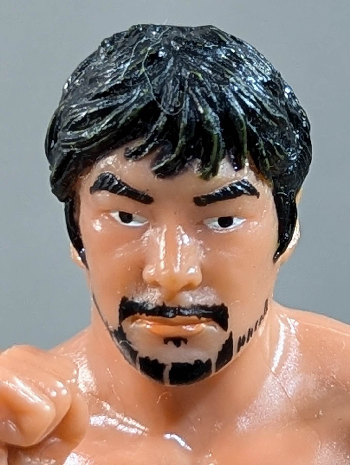 Kenta Kobashi (Black Pants, Beard, Fighting Pose)