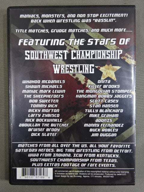 BEST OF THE 80s VOLUME 1 ★SOUTHWEST CHAMPIONSHIP WRESTLING★
