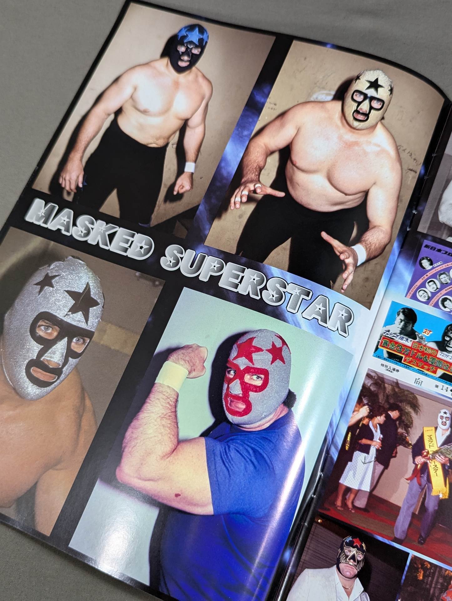 【Masked Superstar hand signed autograph 】Meteor Mask FIESTA FINAL ~ Masked Superstar Advent