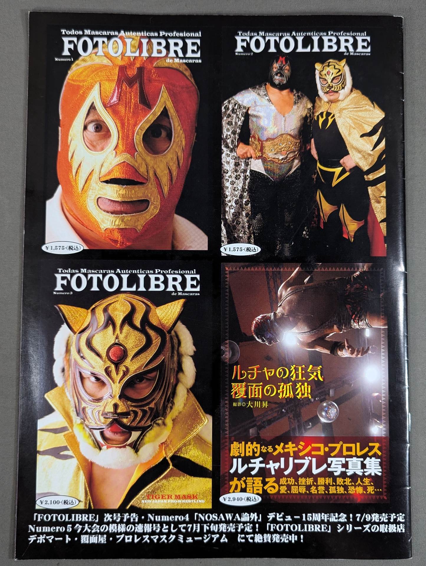 【Masked Superstar hand signed autograph 】Meteor Mask FIESTA FINAL ~ Masked Superstar Advent