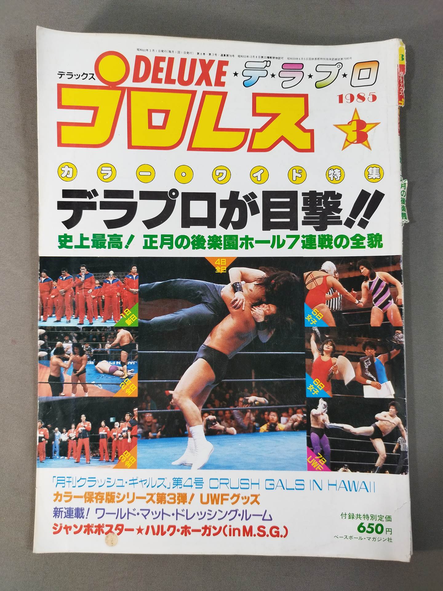 デラックスプロレス 1985年3月号