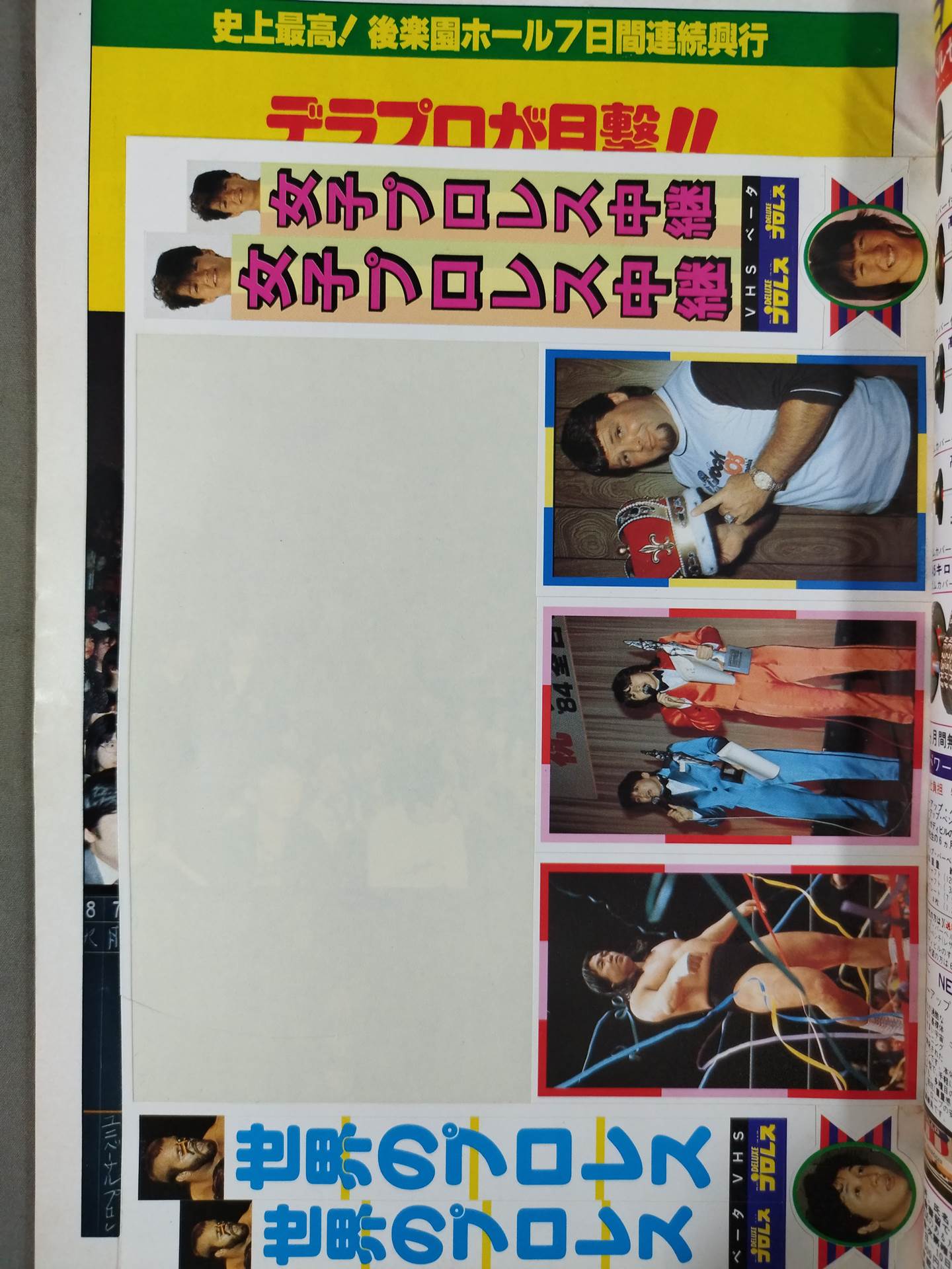 デラックスプロレス 1985年3月号