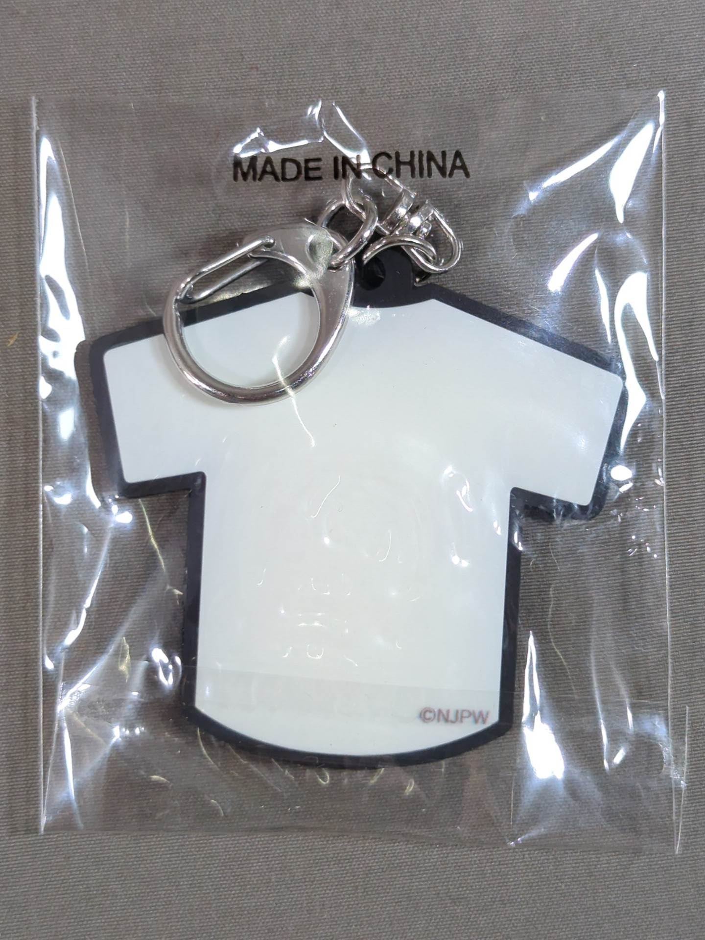 ジュース・ロビンソン 新日本プロレス ロゴTシャツラバーキーホルダー