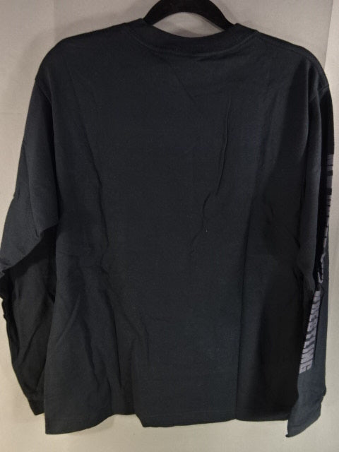 Lion Mark Long Sleeve T-Shirt (2) (Black)