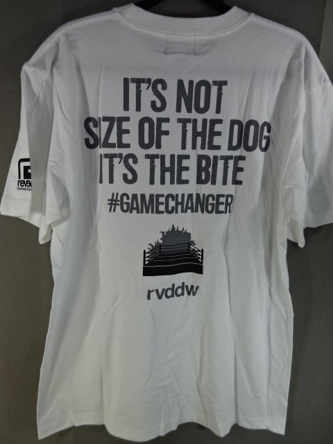 【直筆サイン入り】KENTA THE FANG IS BACK TEE Tシャツ①(ホワイト)