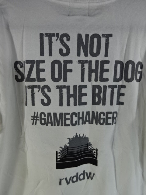 【直筆サイン入り】KENTA THE FANG IS BACK TEE Tシャツ①(ホワイト)