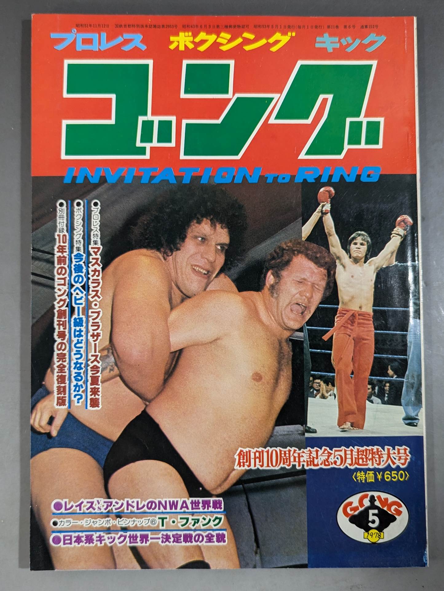 月刊ゴングVol.11 No.6