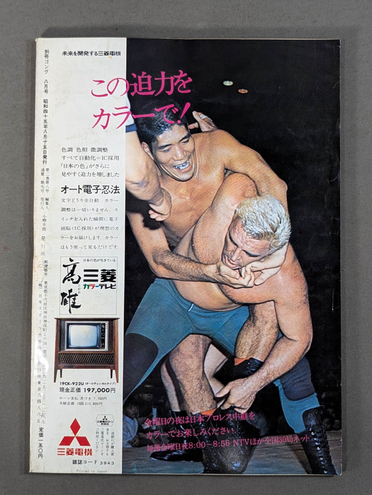 別冊ゴングVol.2 No.8
