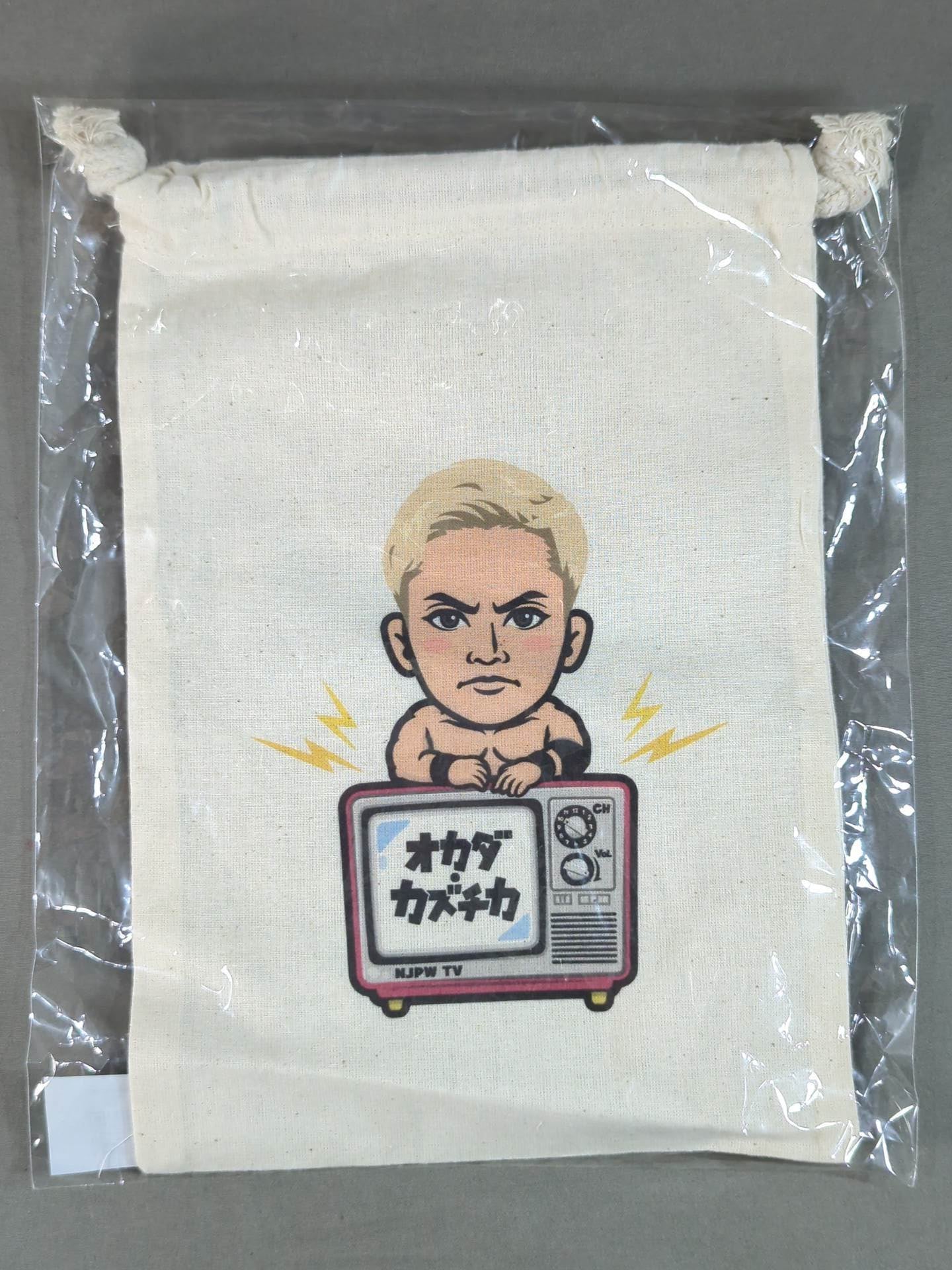 ★ Retro version ★ Kazuchika Okada Moba Gacha drawstring