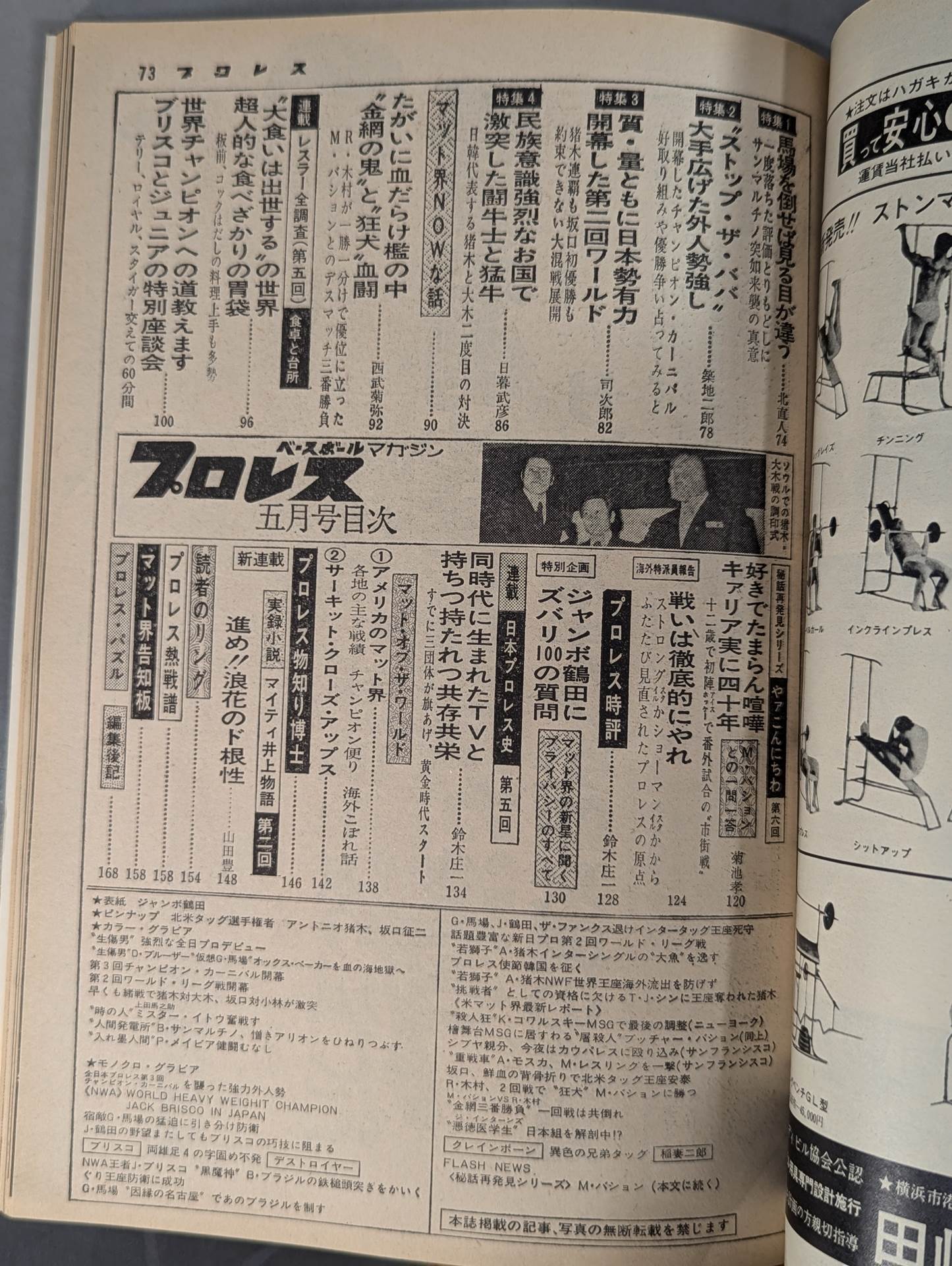 月刊プロレス 1975年5月号