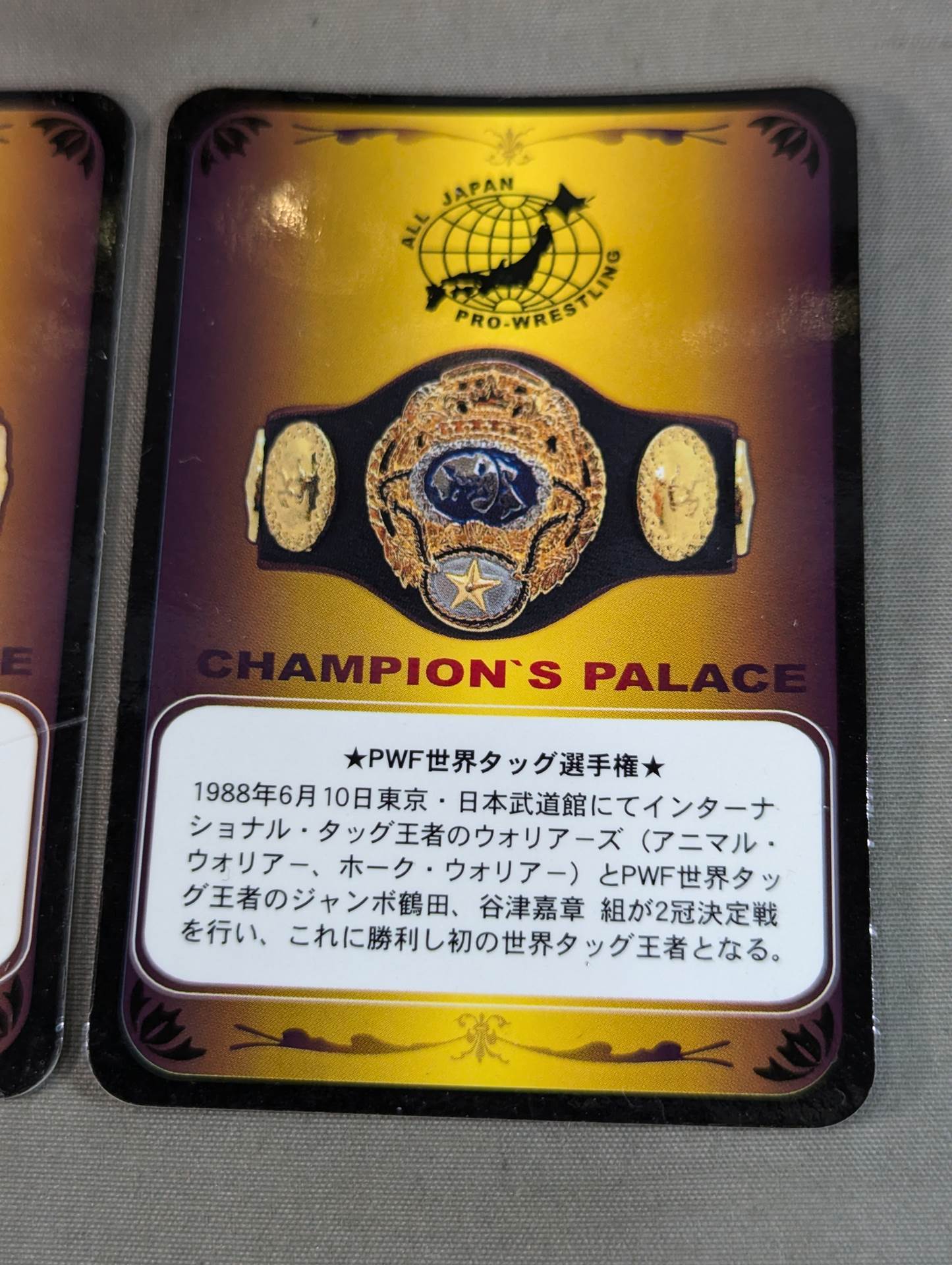 PWF認定世界タッグチャンピオンベルト