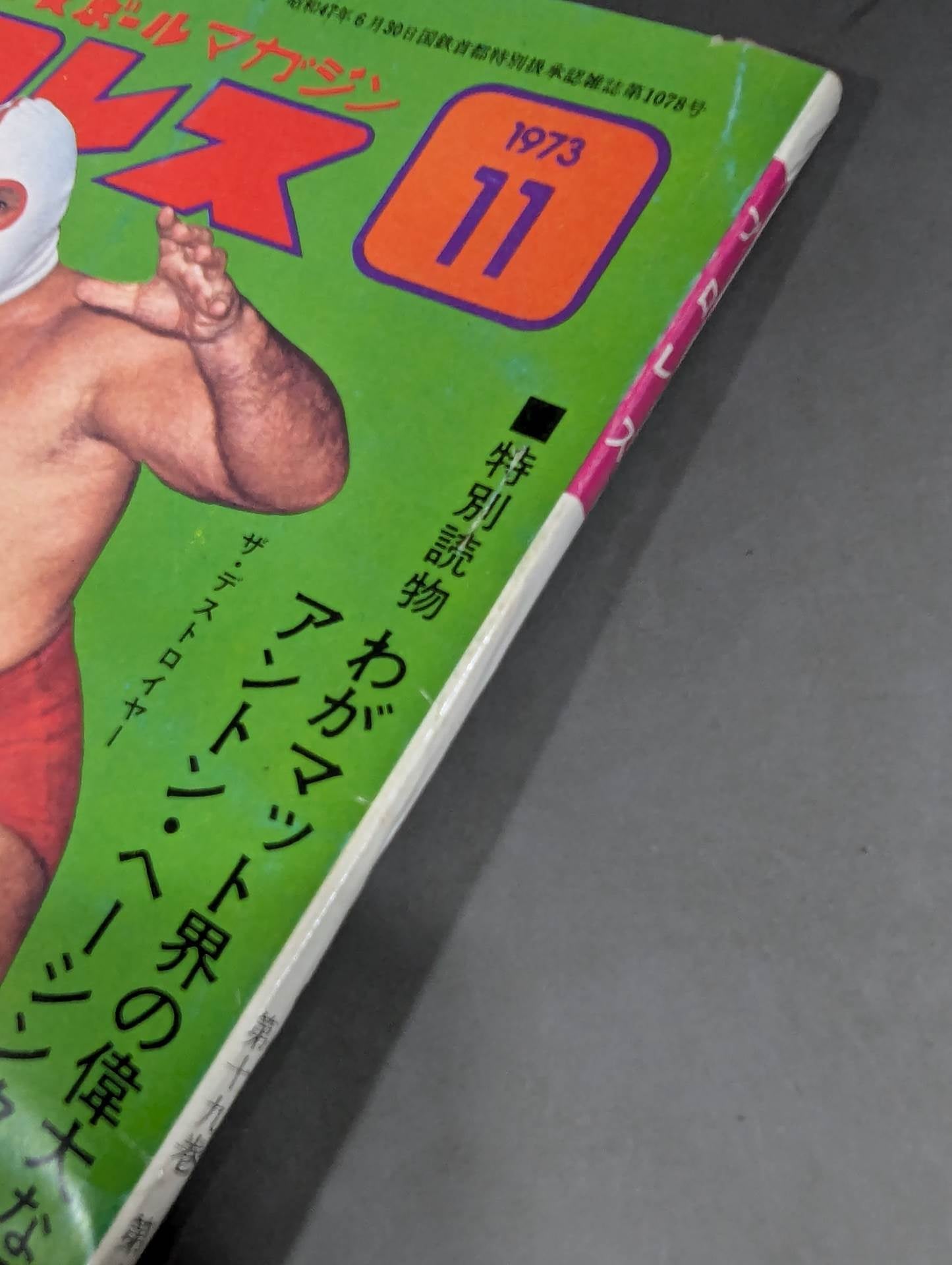 月刊プロレス 1973年11月号