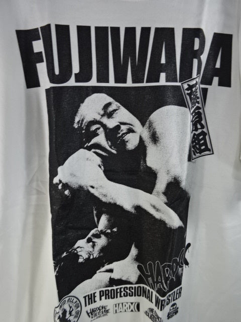 藤原喜明 サブミッション・ホワイト Tシャツ