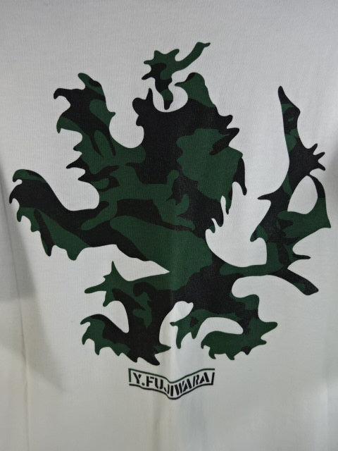 藤原組 ロゴ Tシャツ①(ホワイト)