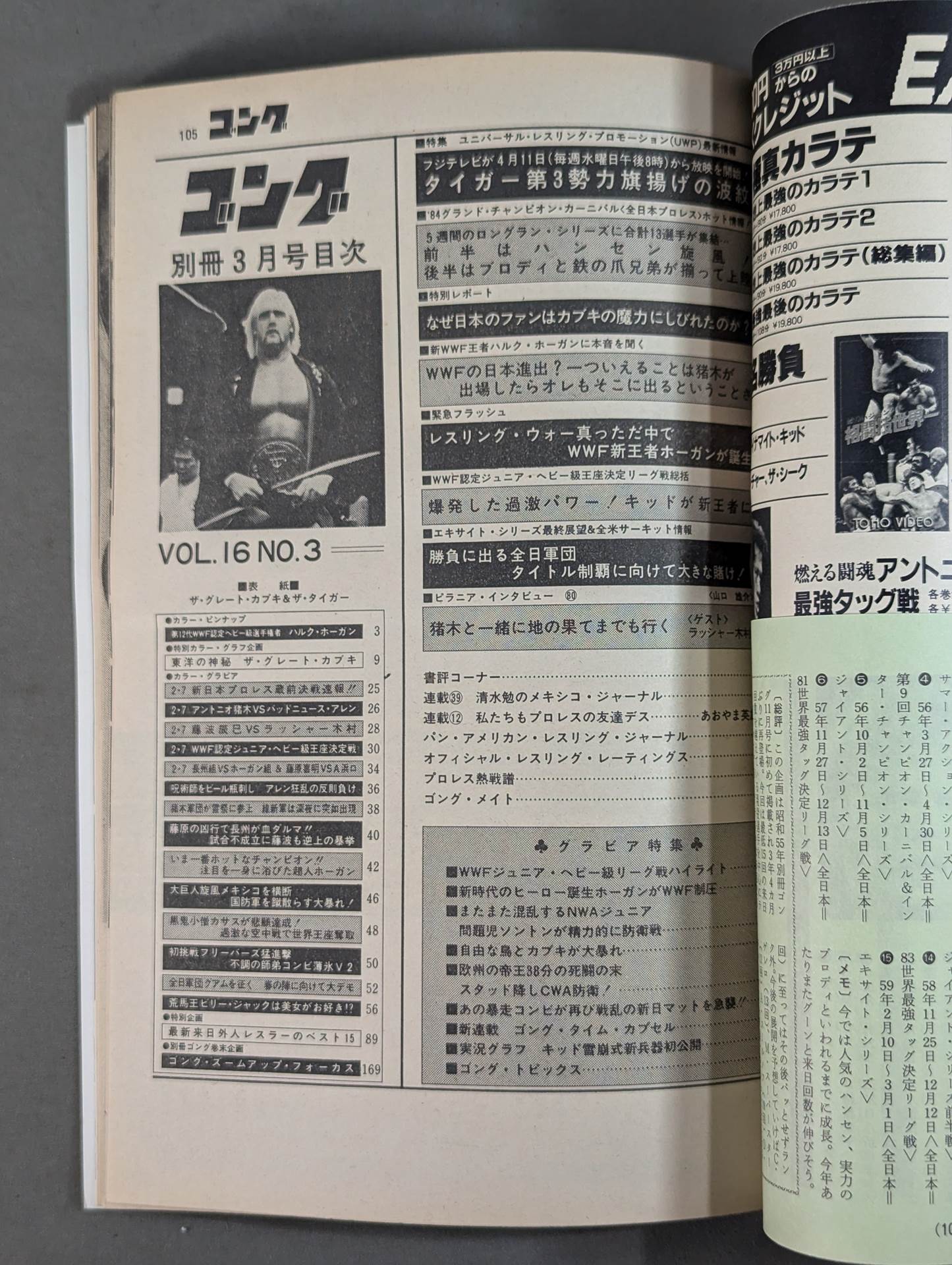 別冊ゴングVol.16 No.3
