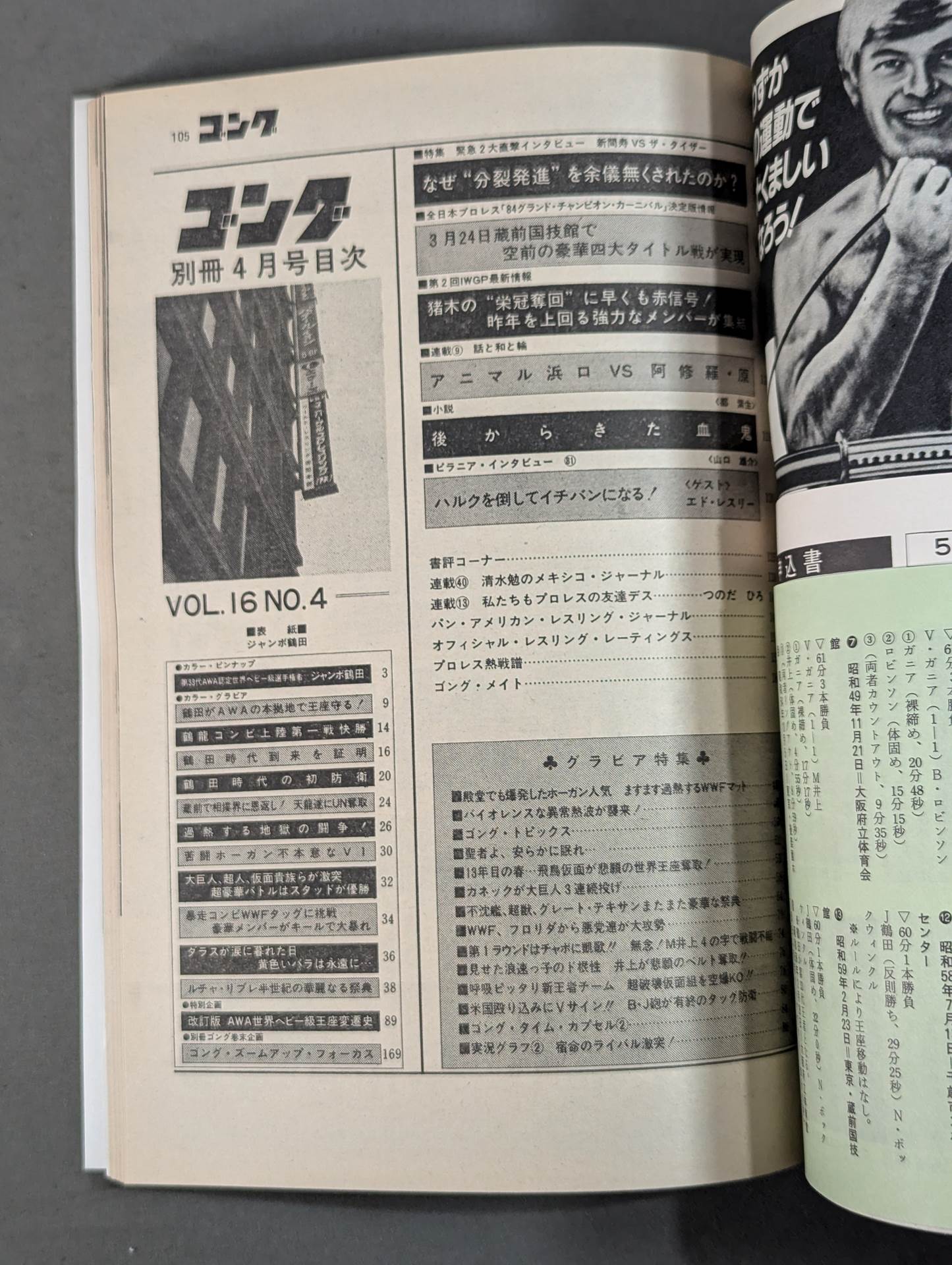 別冊ゴングVol.16 No.4