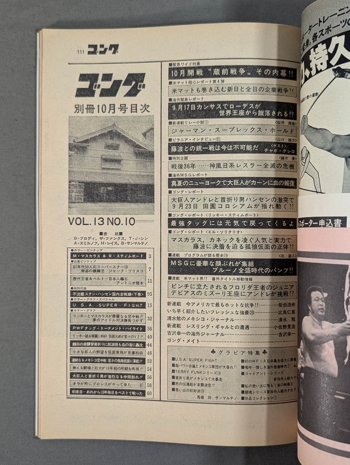 別冊ゴングVol.13 No.10