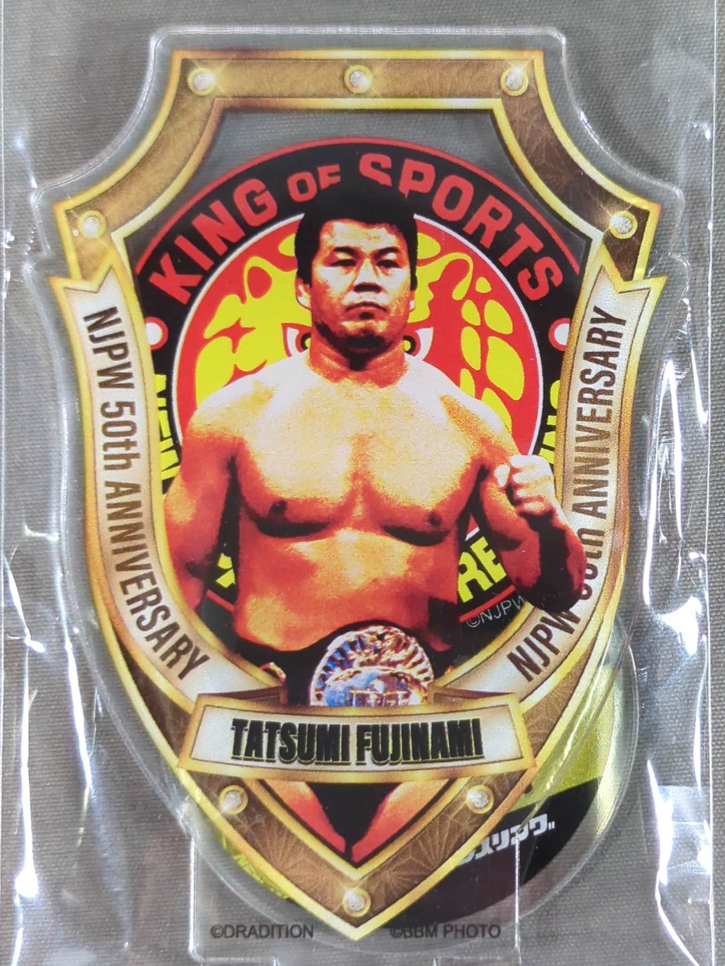 50th Anniversary Goods Tatsumi Fujinami Acrylic Stand
