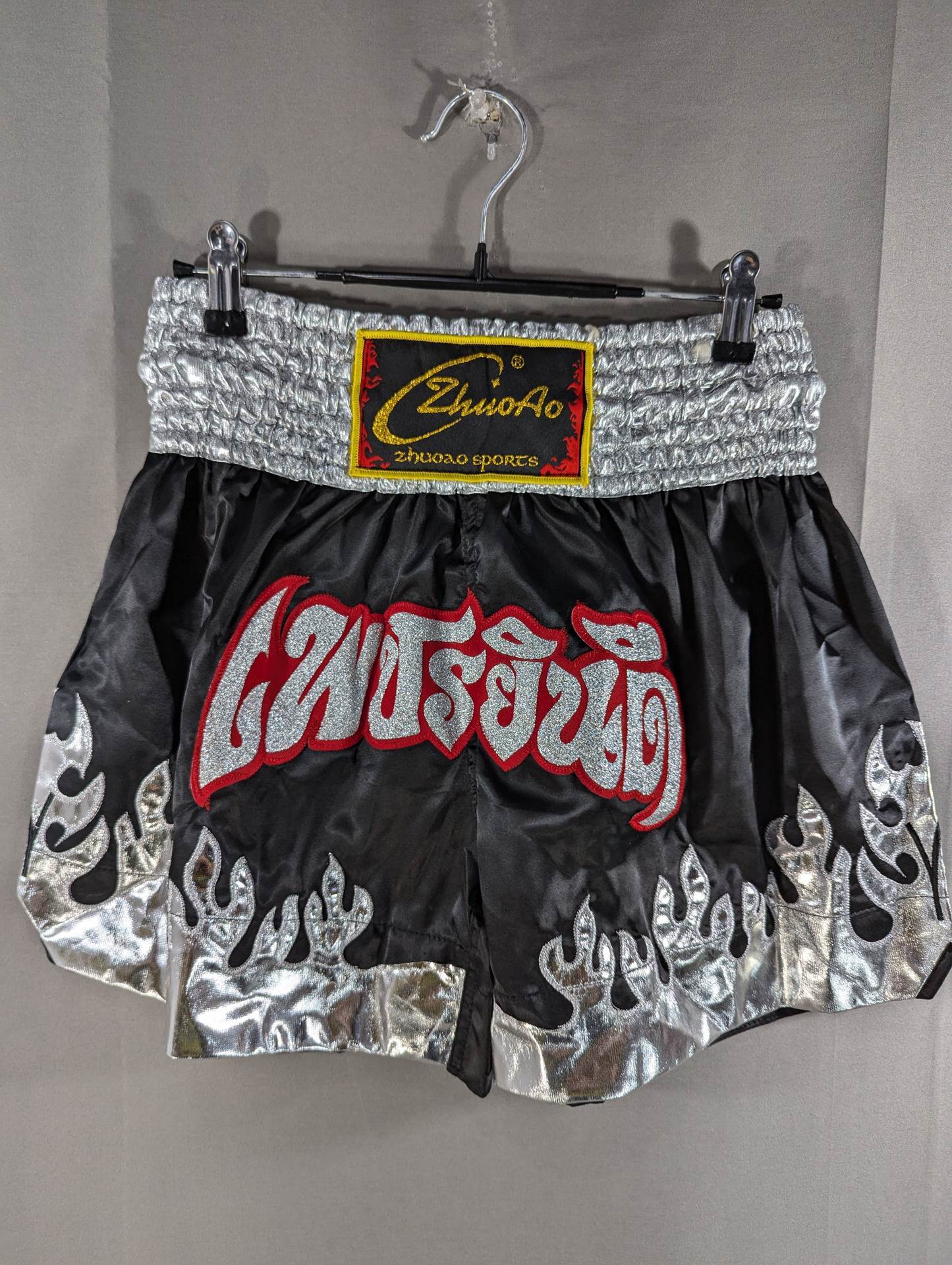 Muay Thai Trunks (1) (Black)