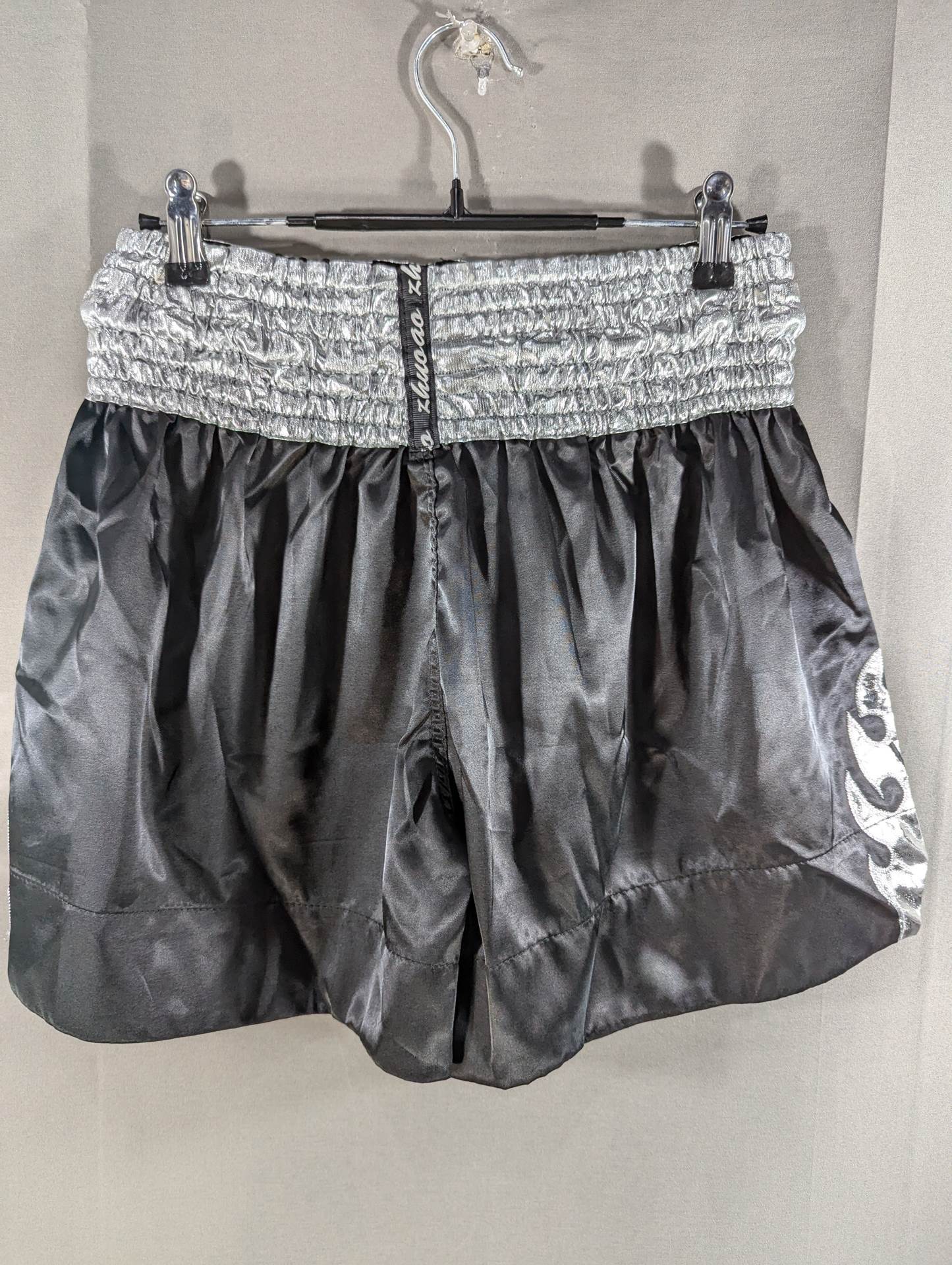 Muay Thai Trunks (1) (Black)