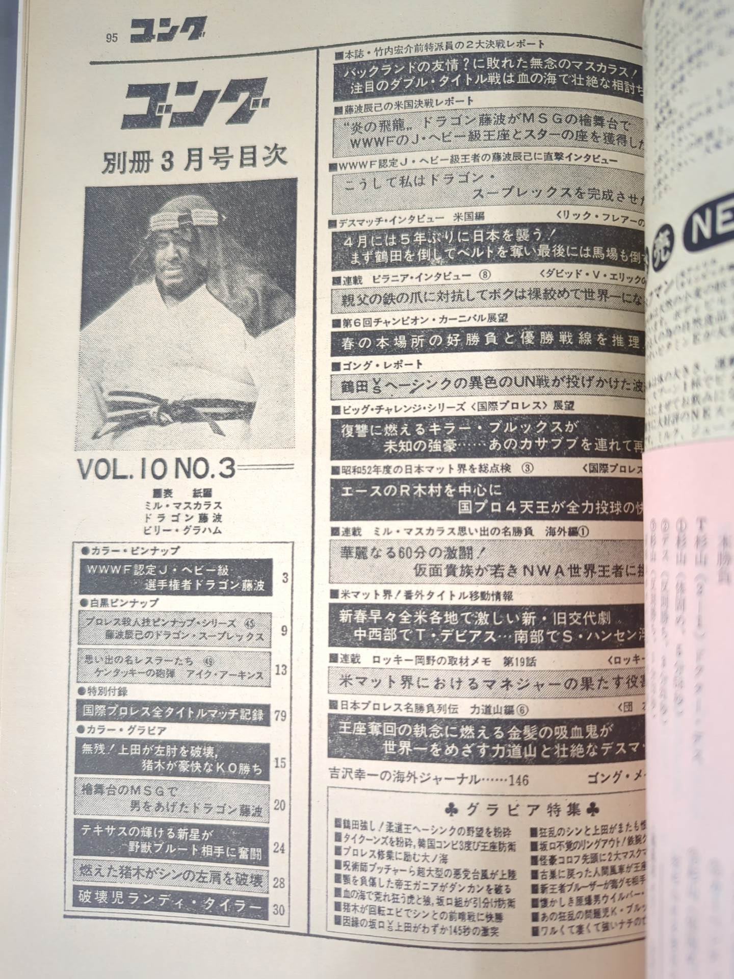 別冊ゴングVol.10 No.3