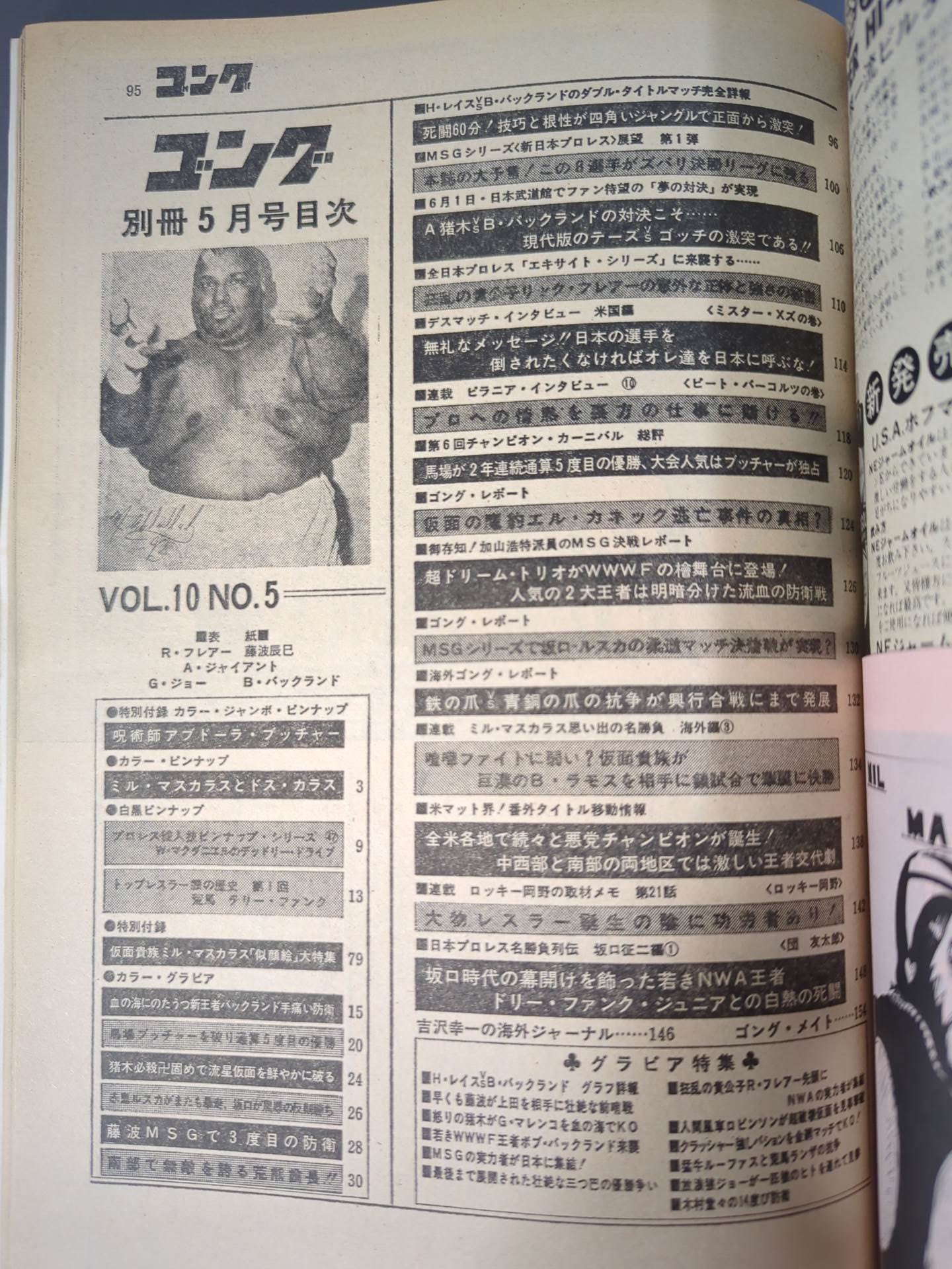 別冊ゴングVol.10 No.5
