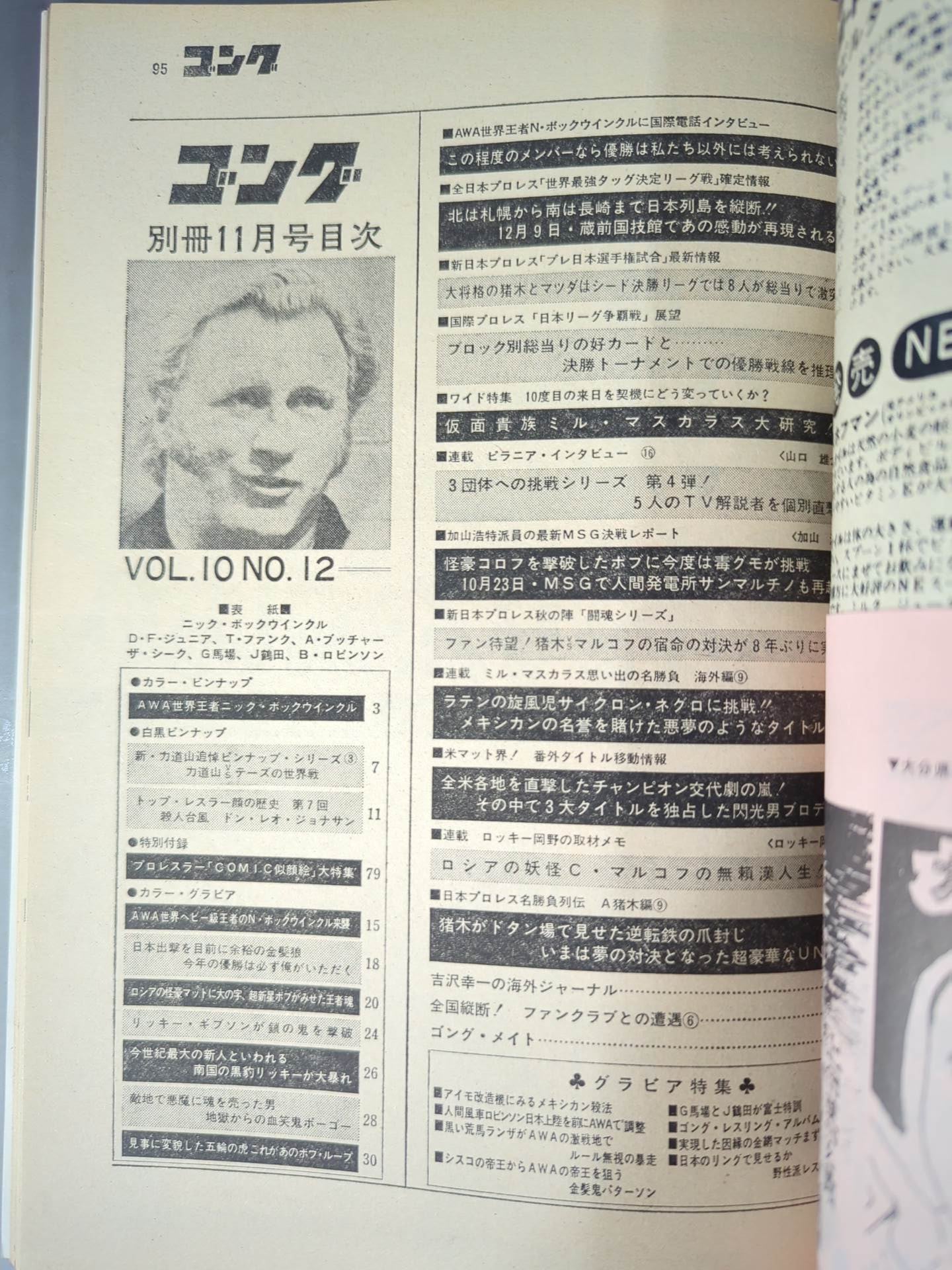 別冊ゴングVol.10 No.12