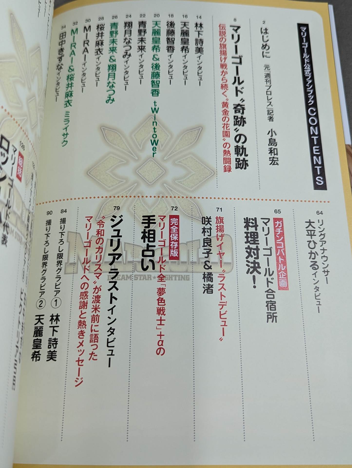 マリーゴールド公式ファンブック