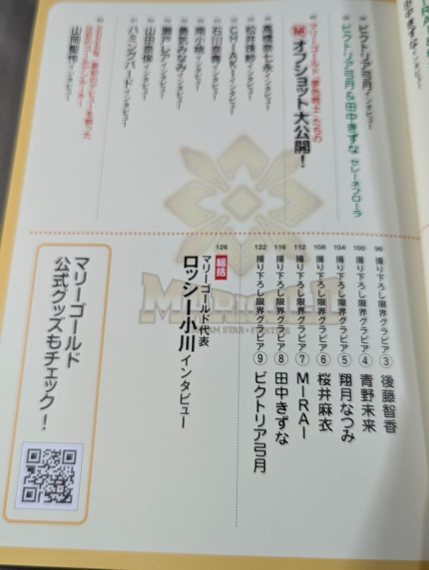 マリーゴールド公式ファンブック