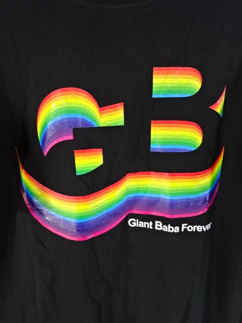 ジャイアント馬場 GIANT BABA forever Tシャツ①(ブラック)