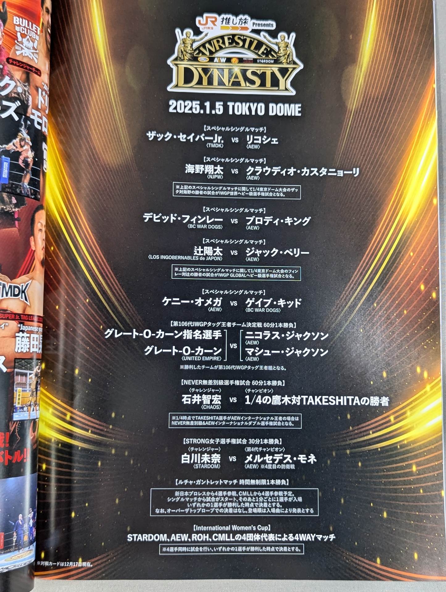WRESTLE KINGDOM 19 & DYNASTY