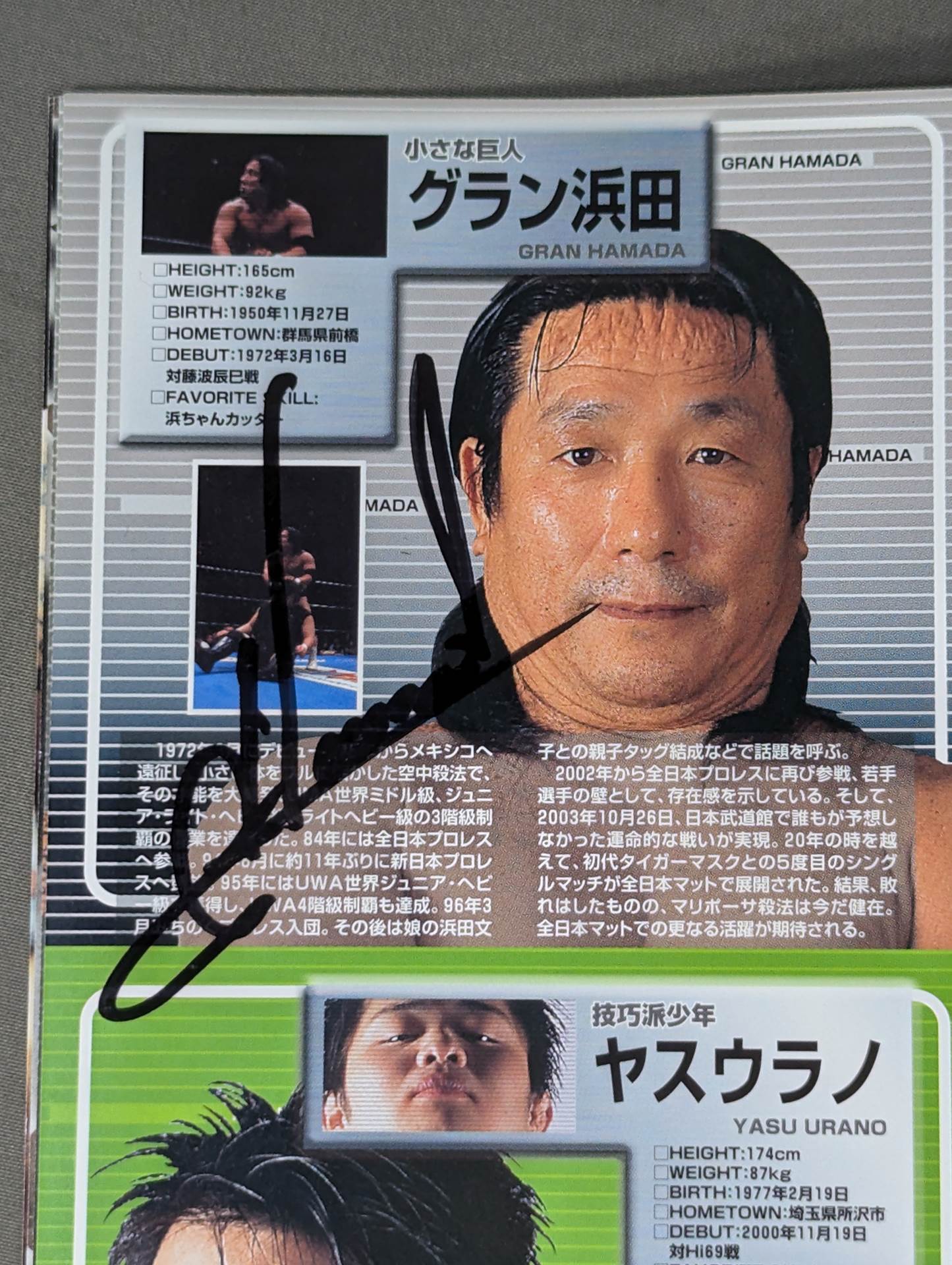 【グラン浜田 直筆サイン入り】2004新春シリーズ