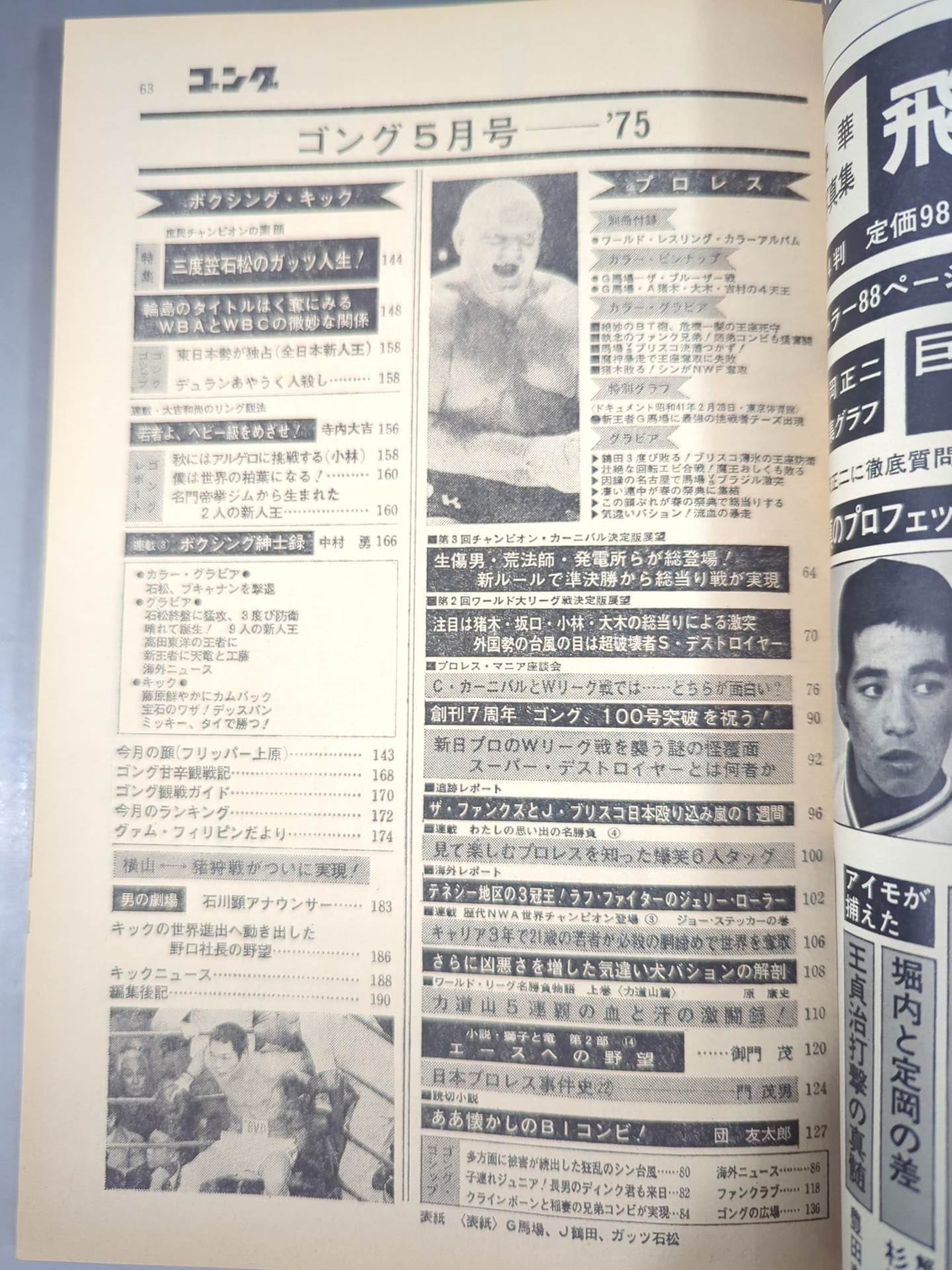 月刊ゴングVol.8 No.6