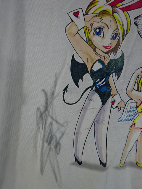【直筆Wサイン入り】VIP 大向美智子&府川唯未 イラスト Tシャツ