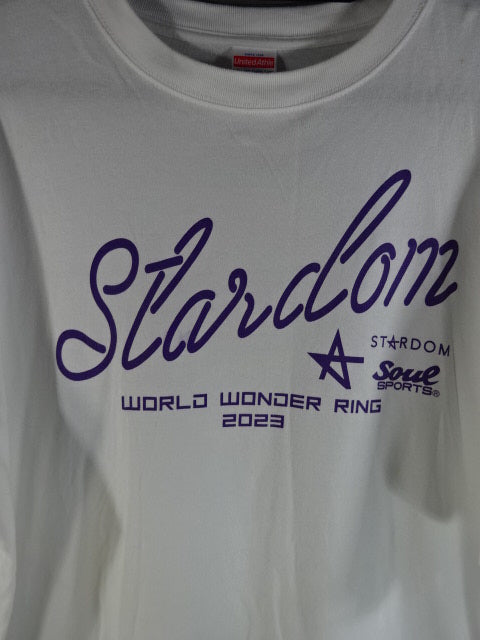 スターダム×SOUL SPORTS Tシャツ(2023/ホワイト)