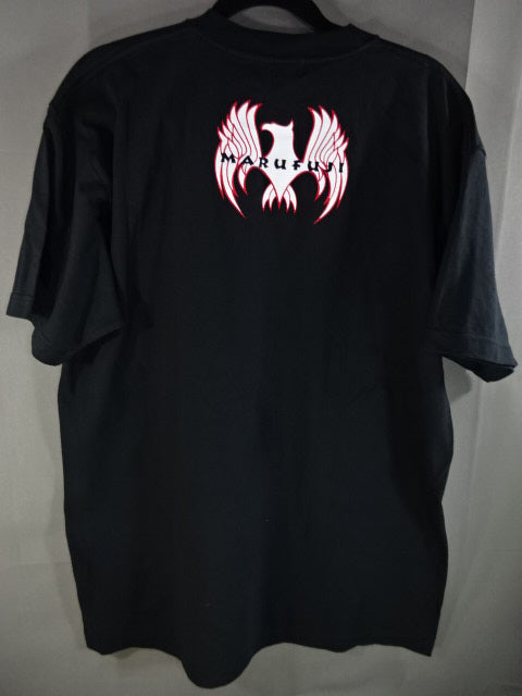 【直筆サイン入り】丸藤正道 エンブレム Tシャツ①(ブラック)