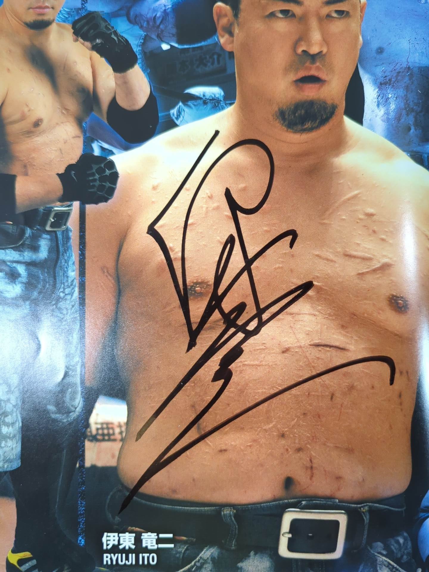 [15 fighters hand signed autograph 】BJW BIG JAPAN PRO-Wrestling