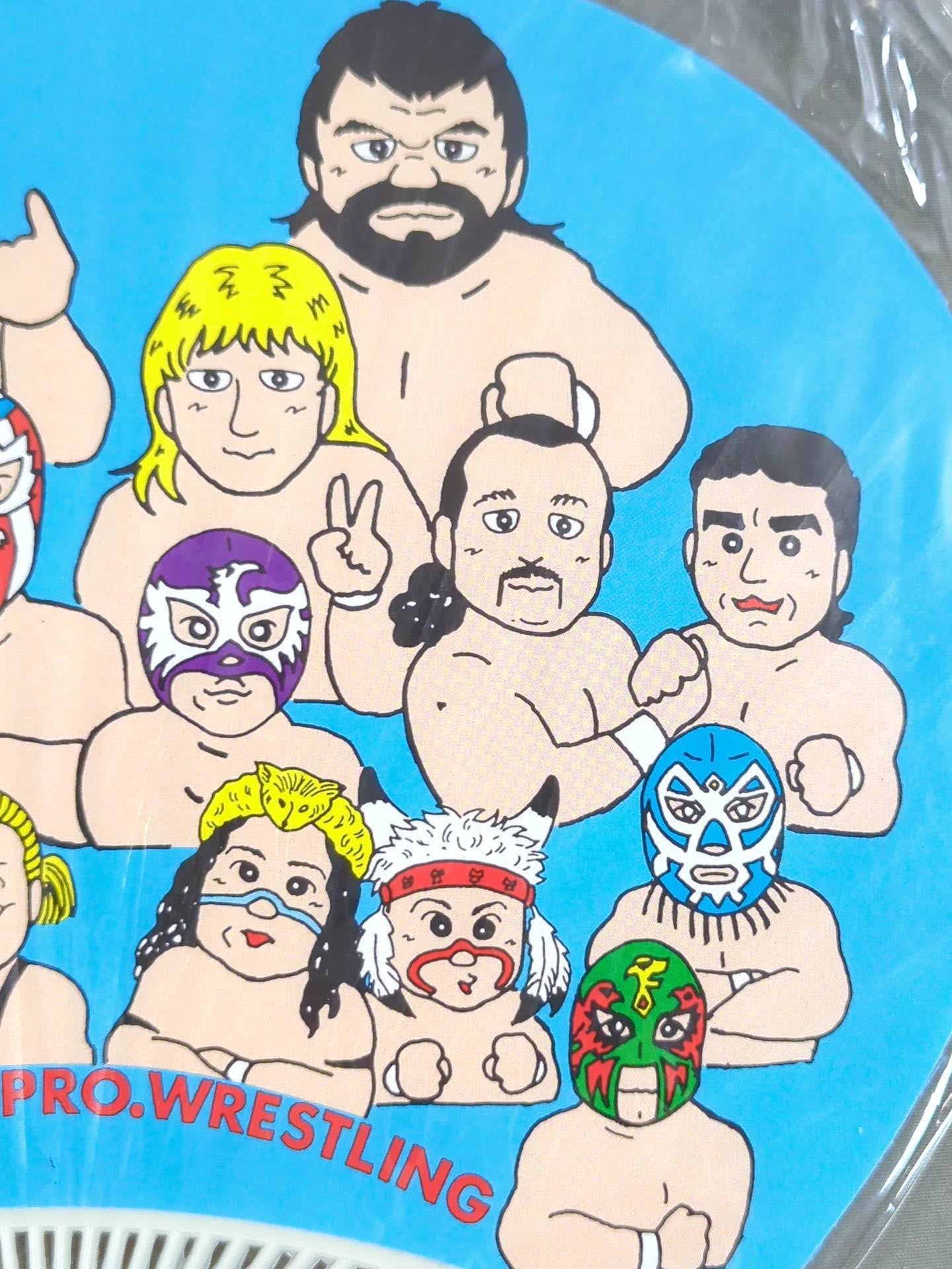 全日本プロレス「外国人選手」 イラストうちわ